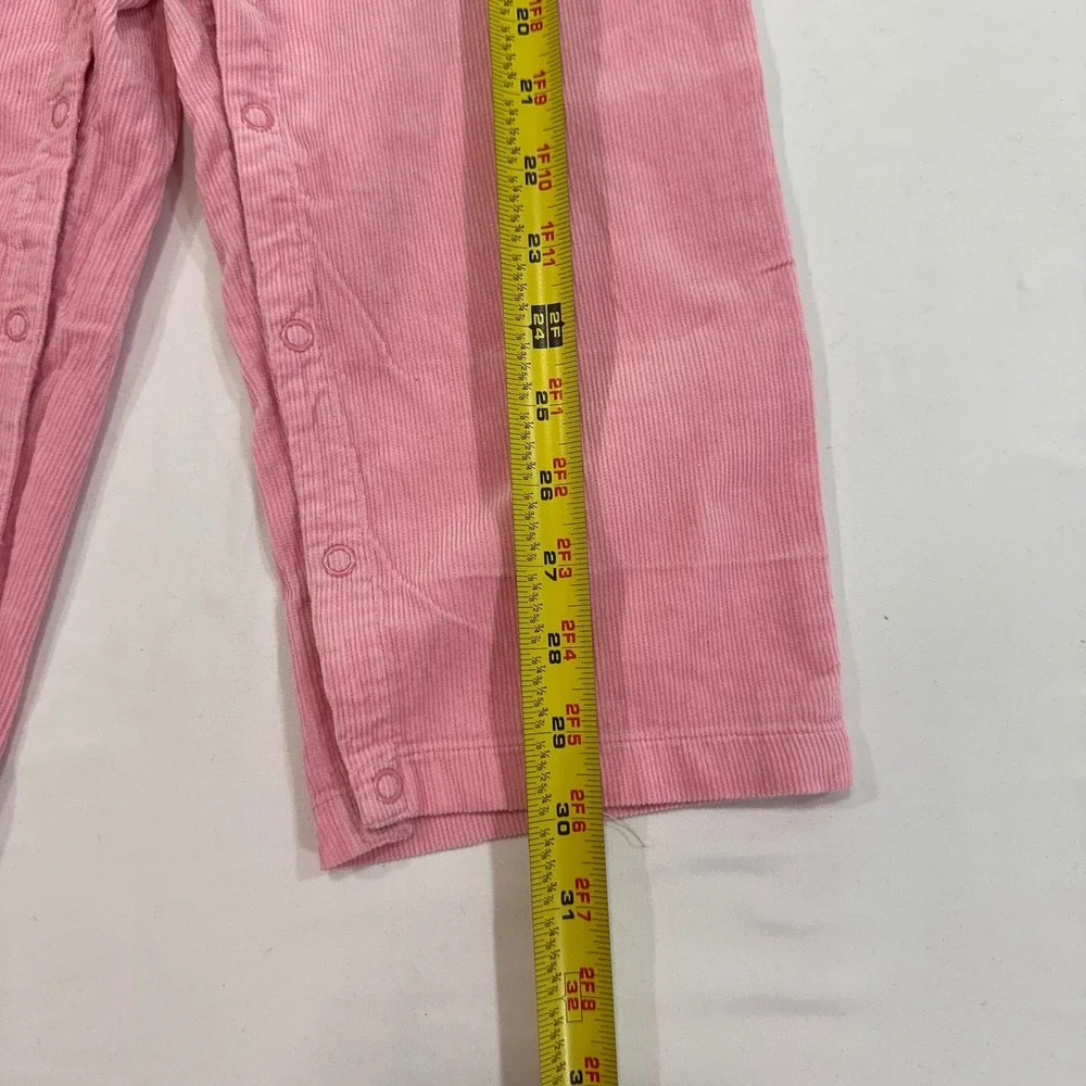 Gymboree Corduroy Polka Dot Overalls Toddler Girls 2T Pink‎ Smocked | Coquette